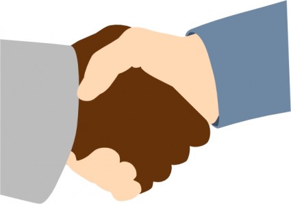 Handshake clip art Vector clip art - Free vector for free download