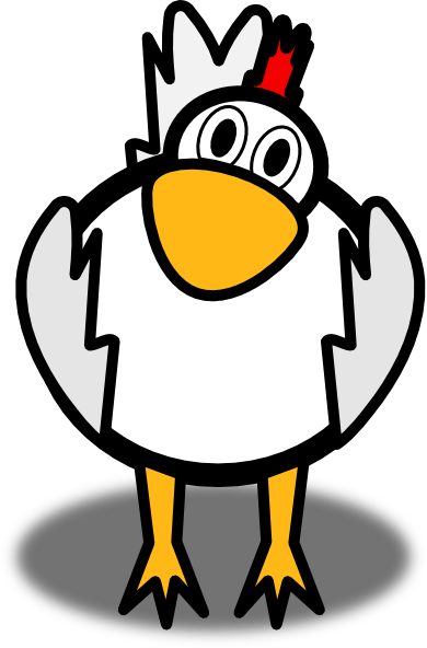 Cartoon Chicken Clip Art - vector clip art online ...