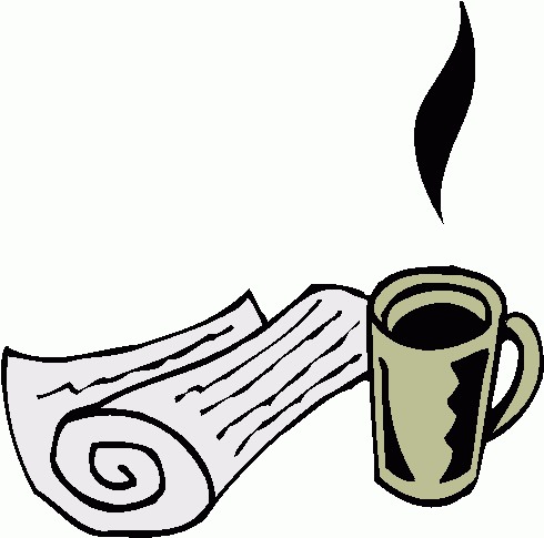 coffee_&_newspaper_2 clipart - coffee_&_newspaper_2 clip art