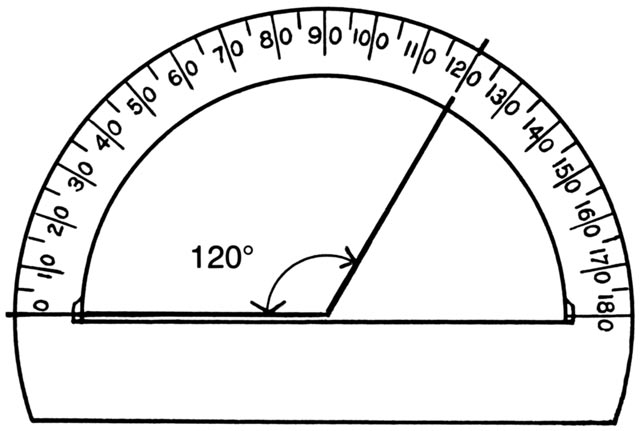 Protractor Drawing - Math Pictures, Images & Clip Art