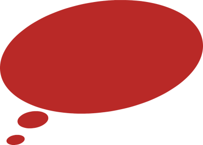 Red Oval Thought Bubble Clip Art - Free Clip Arts Online | Fotor ...