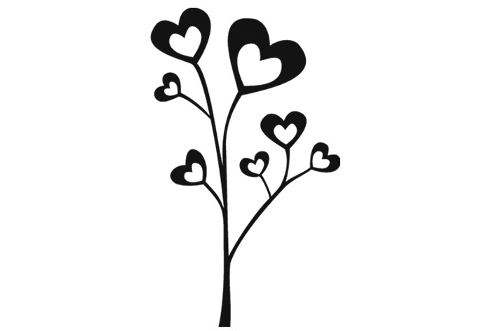 Heart Tree Wall Decal - Lovely Home Decor