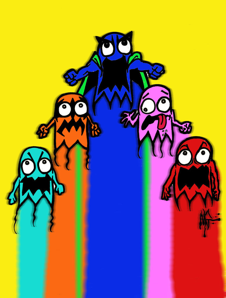 Pac Man: Ghost Monster Army by MarkG72 on deviantART - ClipArt ...