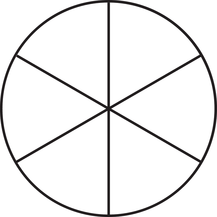 Blank Spinner With 5 - ClipArt Best