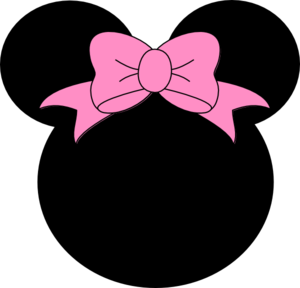 Pink Bow Minnie Mouse Clip Art - vector clip art ...