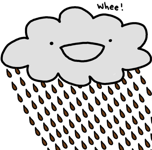Cartoon Rain Cloud