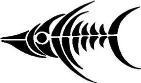 Skeleton Fish Tribal Clipart - Free to use Clip Art Resource - ClipArt ...