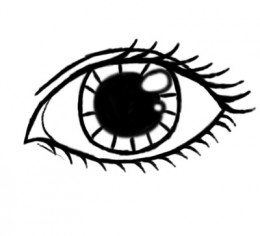 How to draw a cartoon eye (female)