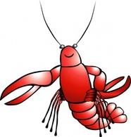 Crawfish clip art Free Vector - Vectors | DeluxeVectors.com