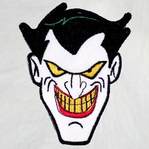 Batman Joker Face Embroidered Patch Animated Series Robin Jack ...