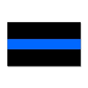 Amazon.com: Thin Blue Line Police Sheriff Car Decal / Sticker ...