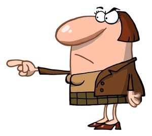 Angry Teacher Clipart
