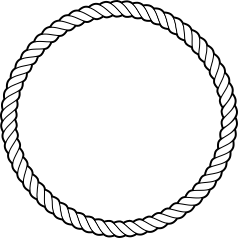 Clipart rope border circle