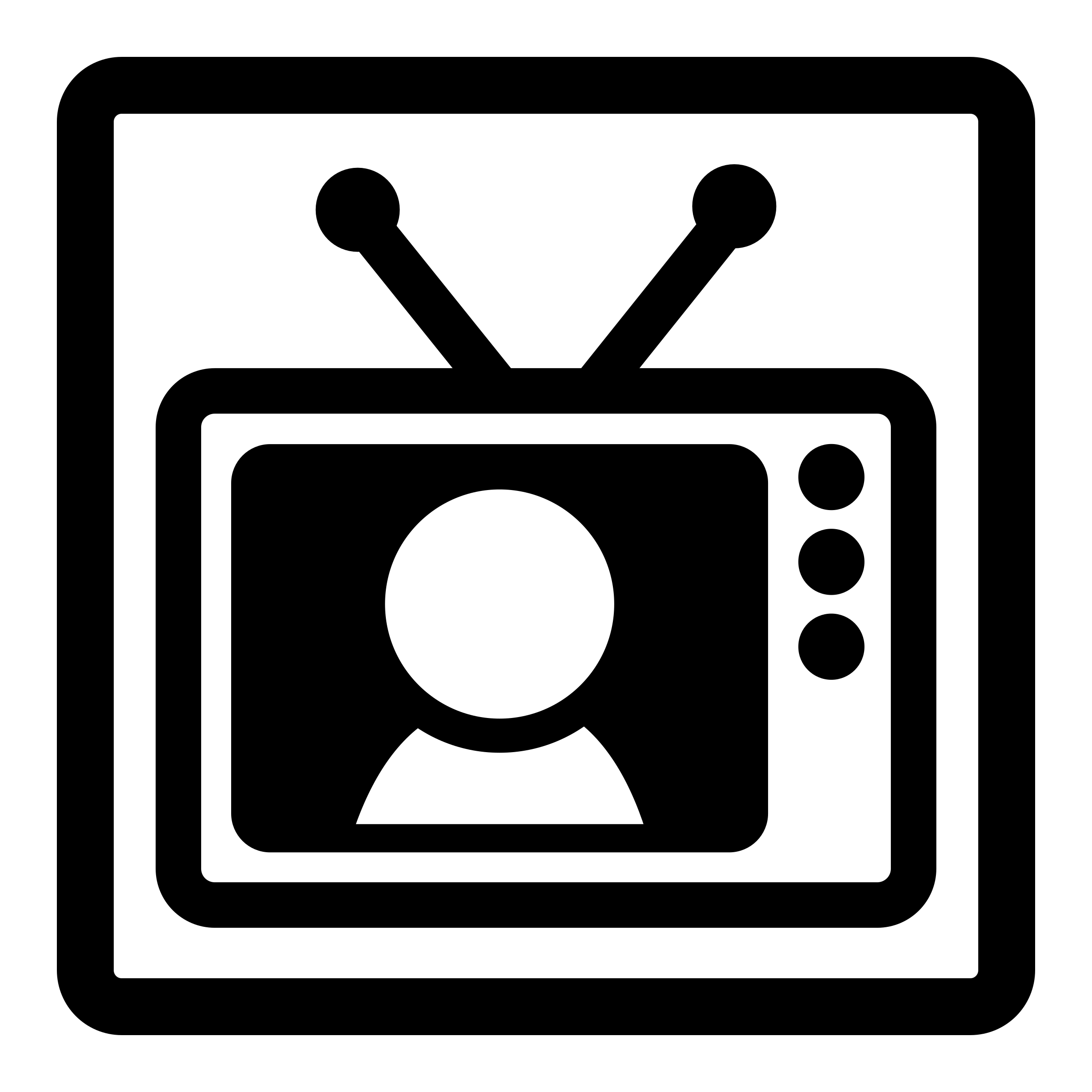 Clipart - mono mime video