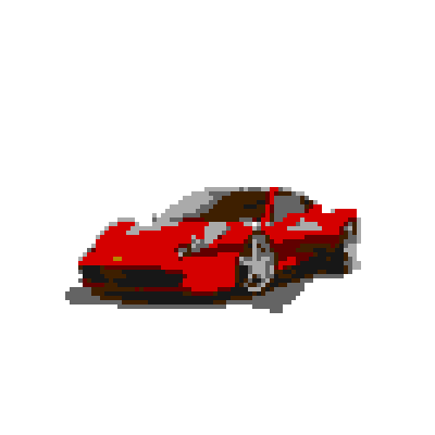 piq - pixel art | "Ferrari " [100x100 pixel] by ryph
