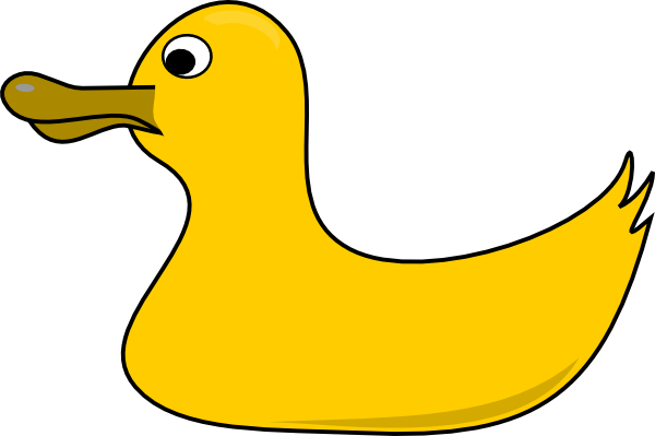 Rubber Duck Template Clipart