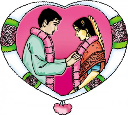 Wedding colour cliparts