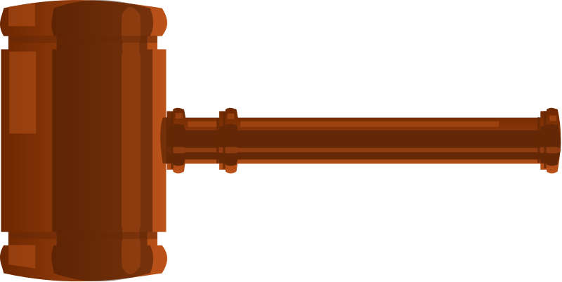 Free to Use & Public Domain Gavel Clip Art