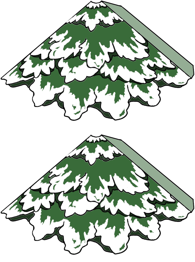 Pine Cone Trees coloring and craft pages. www.