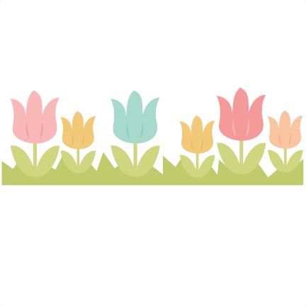 Tulip Border Clipart