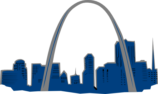 St. Louis Cardinals With Arch - ClipArt Best