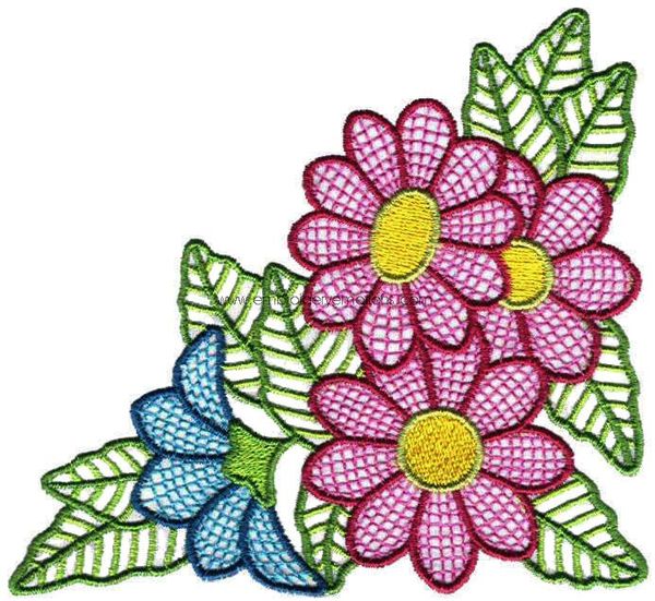 Beautiful Flowers - Machine Embroidery Designs on Behance