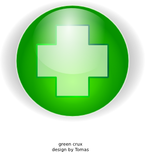 Green Cross Clip Art - vector clip art online ...