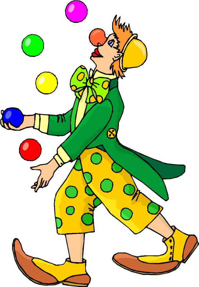 Clipart - Clipart clown animaatjes 337