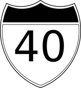 I-40 clip art - vector clip art online, royalty free & public domain