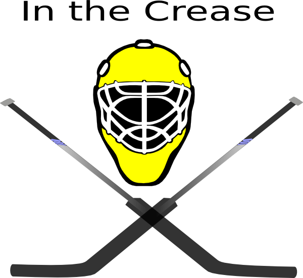 Goalie Mask Crossed Sticks clip art - vector clip art online ...