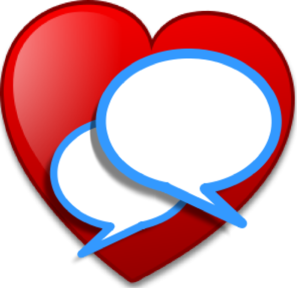 Love Conversation clip art - vector clip art online, royalty free ...