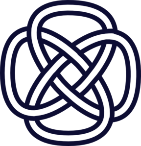 Celtic Knot Navy Clip Art - vector clip art online ...