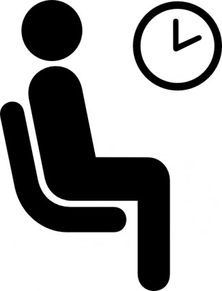 Aiga Waiting Sign clip art Vector clip art - Free vector for free ...