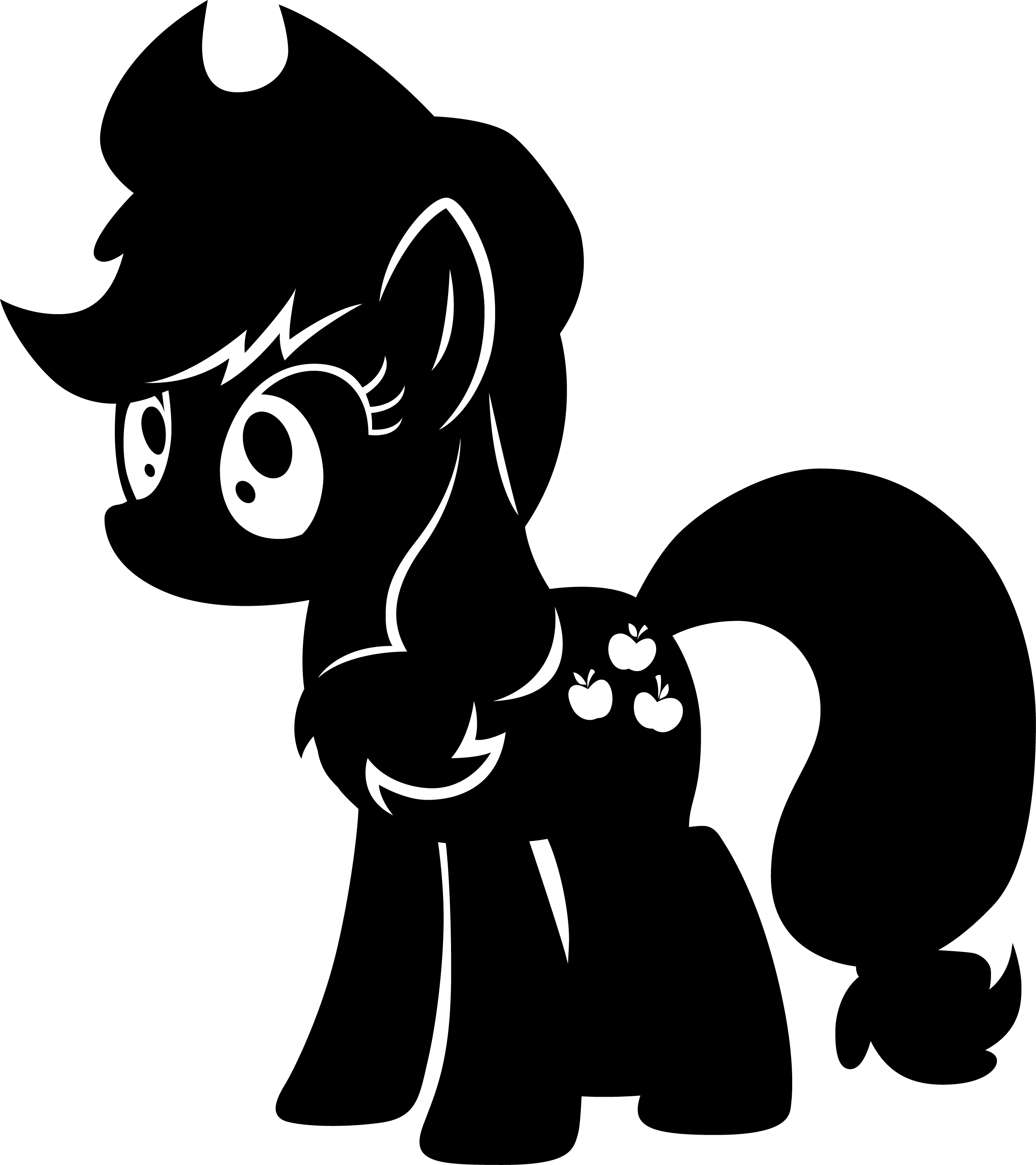 Applejack Silhouette