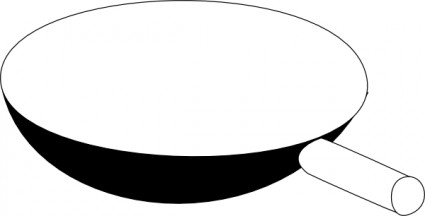 Cooking Frying Pan clip art Free vector in Open office drawing svg ...