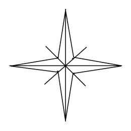 Drawing a Compass Rose