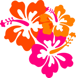 Hibiscus clip art - vector clip art online, royalty free & public ...