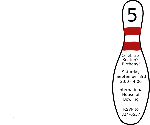 Bowling Pin Clip Art - vector clip art online ...