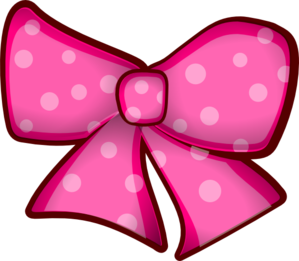Pink Bow clip art - vector clip art online, royalty free & public ...