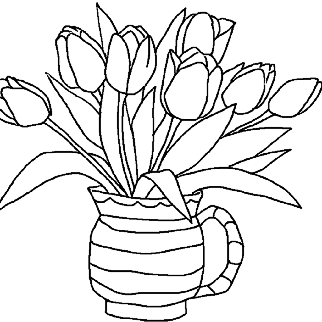 Flowers Drawing For Kids | Free Download Clip Art | Free Clip Art ...