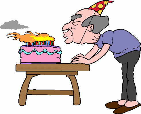 Birthday Old Man Clipart