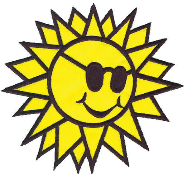 Scenes(Grand Slam Designs) Embroidery Design: Cool Sun Applique ...