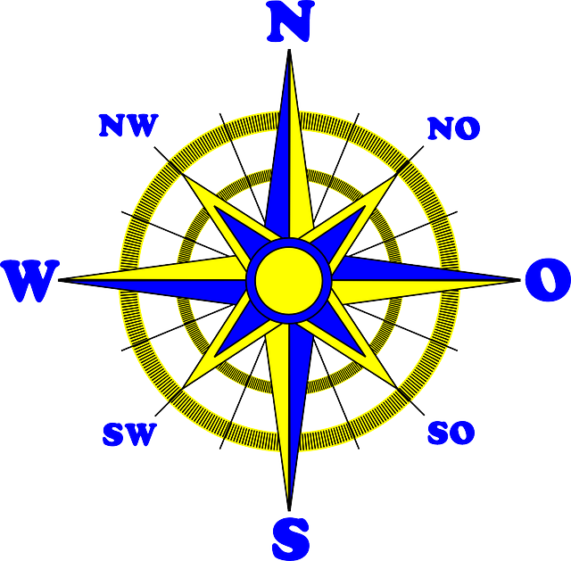 CARD, COMPASS, DIRECTION, EAST, NORTH, ROSE, SOUTH - Public Domain ...