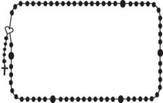 Rosary border clip art
