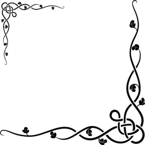 Funeral clip art borders
