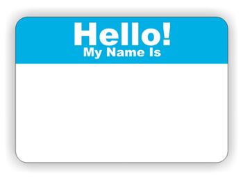 Name Tag Clipart
