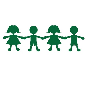 Cartoon Boy And Girl Holding Hands