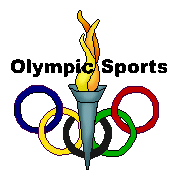 Olympics Clip Art - Rings and Torches 1 - Rings and Torches Images