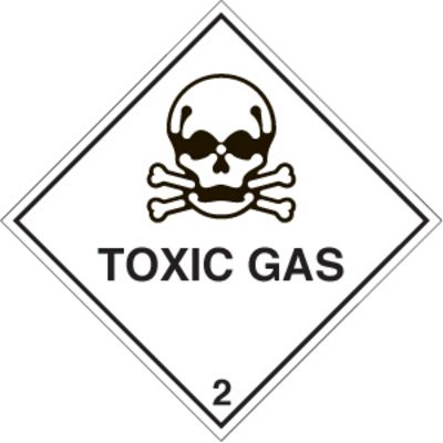 4508 - Hazchem Signs &amp; Labels - Toxic gas diamond