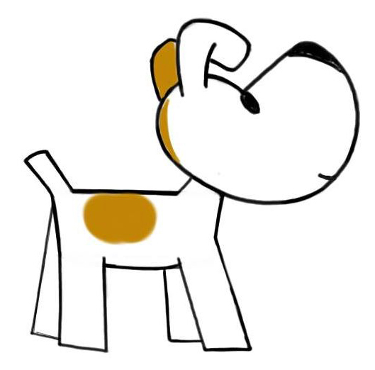 How to Draw Reks the Cartoon Dog with Easy Step by Step Drawing ...